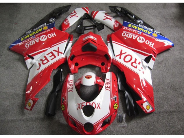 2005-2006 Rouge Blanc Xerox Ducati 749 Carénage Moto