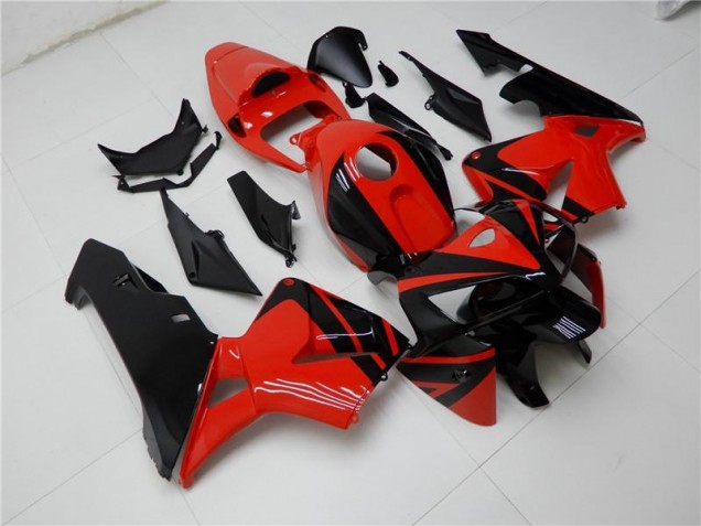 2005-2006 Rouge Noir CBR600RR Carénages Moto