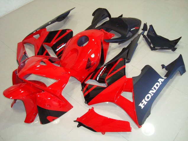 2005-2006 Rouge Noir CBR600RR Carrosserie Moto