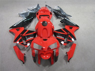 2005-2006 Rouge Noir CBR600RR Kit Carénages Motos Complet