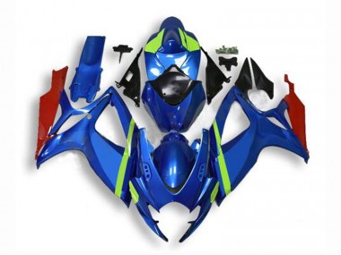 2006-2007 Bleu GSXR 600/750 Kit Carénages Motos
