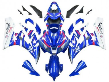 2006-2007 Bleu Star Fiat YZF R6 Carénage Moto