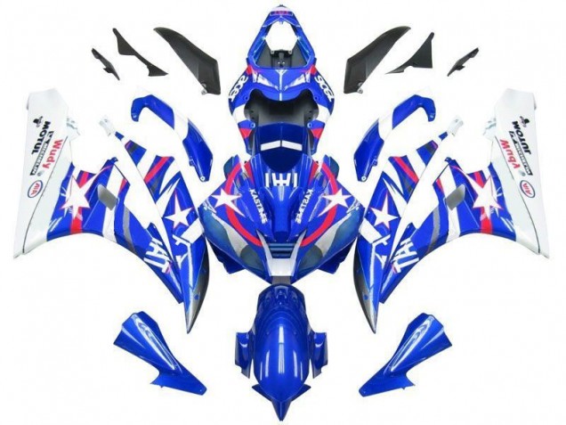 2006-2007 Bleu Star Fiat YZF R6 Carénage Moto