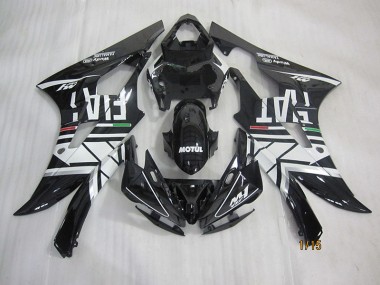 2006-2007 Noir Blanc Motul Fiat YZF R6 Carénage Moto