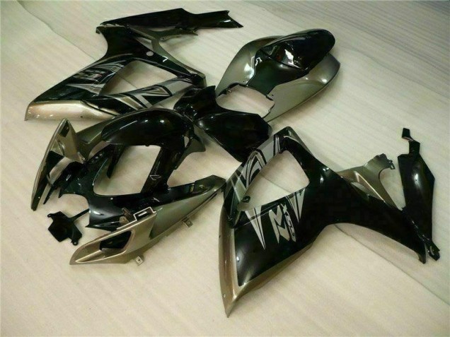 2006-2007 Noir Gris GSXR 600/750 Carénage Moto