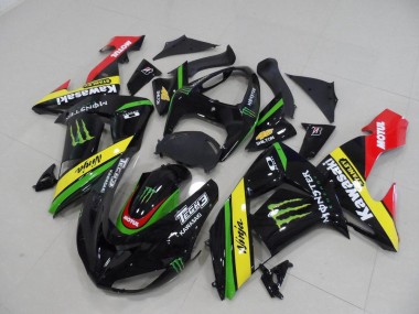 2006-2007 Noir Jaune Monster ZX10R Carénage Moto
