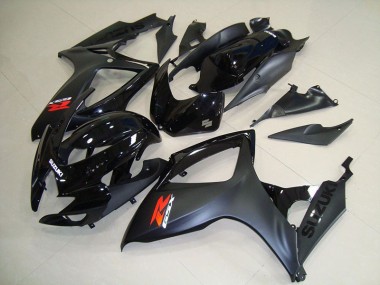 2006-2007 Noir Mat GSXR 750 Carénage Moto
