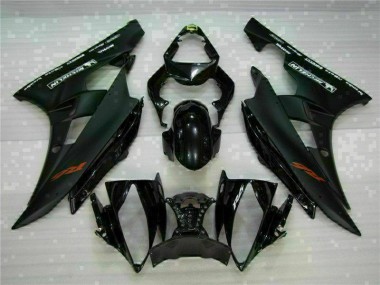 2006-2007 Noir YZF R6 Kit Carénages Motos Complet