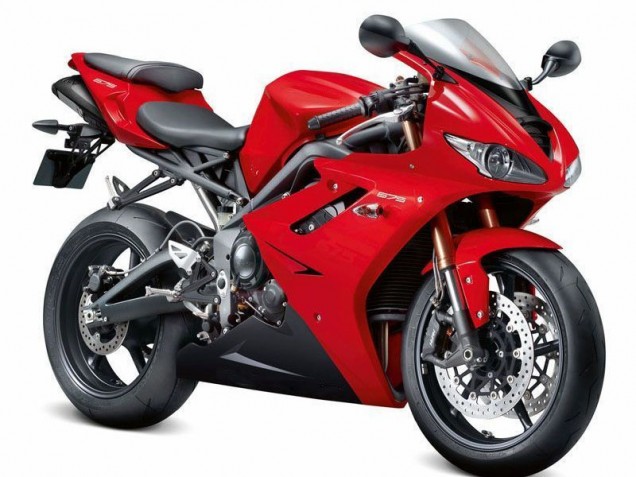 2006-2008 Rouge Noir Daytona 675 Triple Carénage Moto