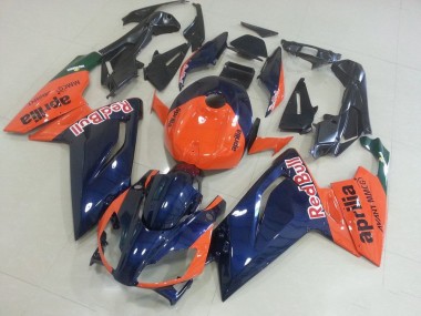 2006-2011 Orange et Bleu Foncé RS125 Carénage Moto