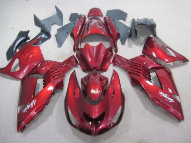 2006-2011 Rouge Blanc Ninja Décalque ZX14R ZZR1400 Carénage Moto