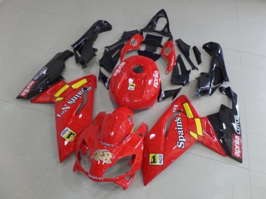 2006-2011 Rouge et Noir RS125 Carénage Moto