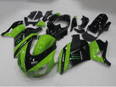 2006-2011 Vert Monster ZX14R ZZR1400 Carénage Moto