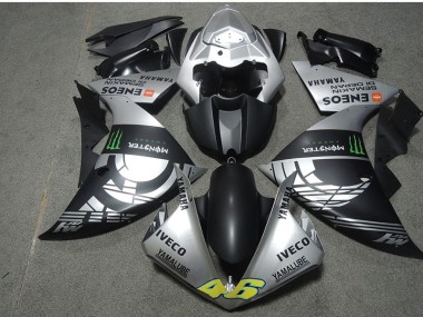 2007-2008 Noir Argent Monster IVECO 46 CBR600RR Carénage Moto