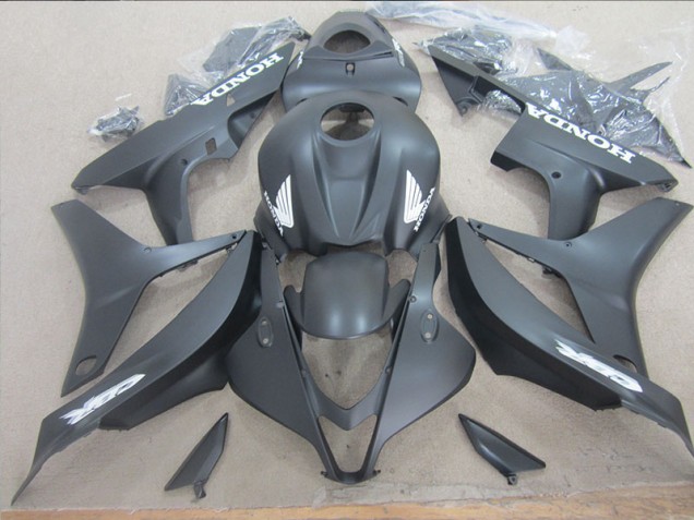 2007-2008 Noir Blanc Décalque CBR600RR Carénage Moto