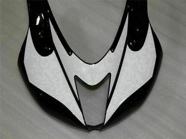 2007-2008 Noir Blanc ZX6R Carénages Moto