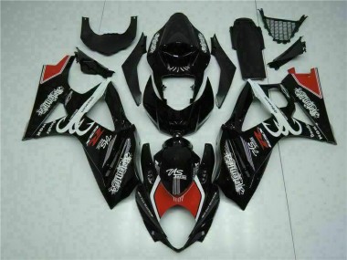 2007-2008 Noir GSXR 1000 Carrosserie Moto