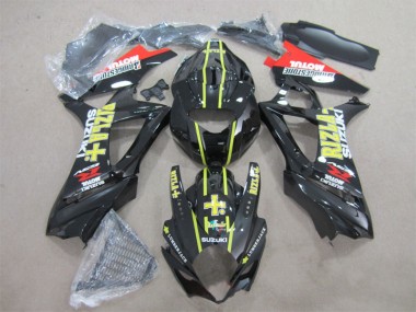 2007-2008 Noir Jaune Rizla GSXR 1000 Carénage Moto