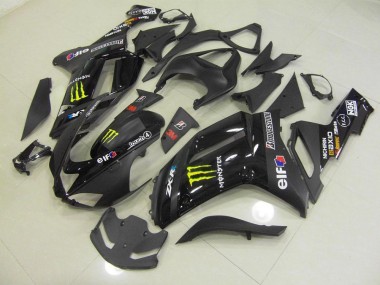 2007-2008 Noir Monster ZX6R Carénage Moto