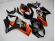 2007-2008 Orange Noir GSXR 1000 Carénage Moto