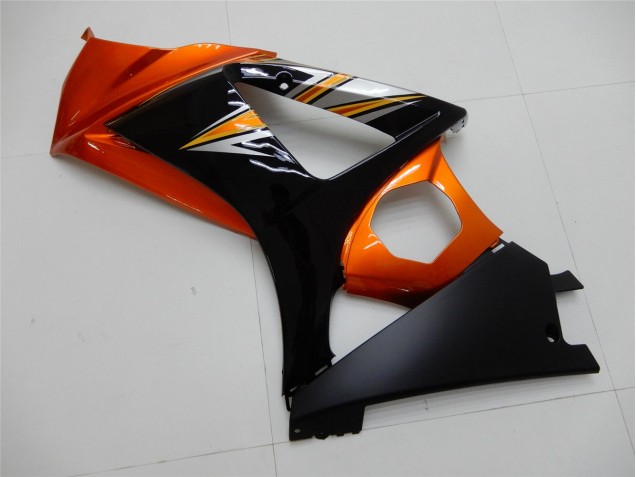 2007-2008 Orange Noir GSXR 1000 Carénage Moto