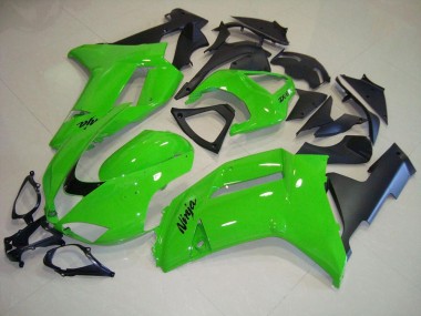 2007-2008 Vert Noir Mat ZX6R Carénage Moto