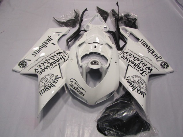 2007-2014 Blanc Jack Daniels Ducati 1098 Carénage Moto