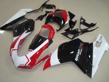 2007-2014 Corse Ducati 848 1098 1198 Carénages Moto