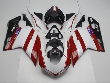 2007-2014 Generali avec No Logo Ducati 848 1098 1198 Carénage Moto