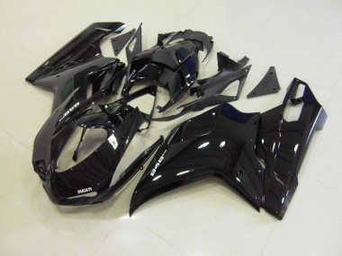 2007-2014 Noir Brillant Ducati 848 1098 1198 Carénage Moto