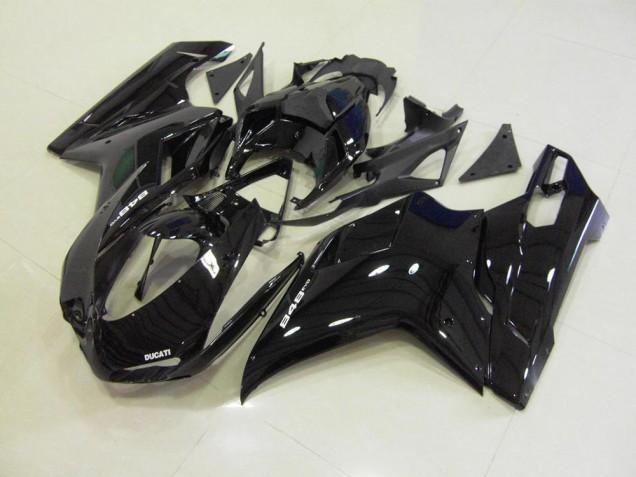 2007-2014 Noir Brillant Ducati 848 1098 1198 Carénage Moto