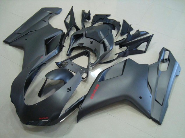 2007-2014 Noir Mat Ducati 848 1098 1198 Carénage Moto