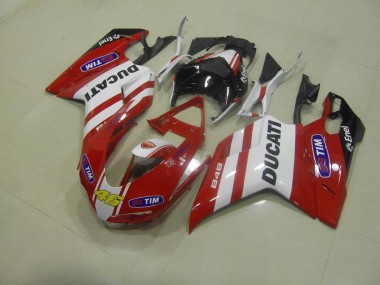 2007-2014 Rouge 46 Ducati 848 1098 1198 Carénage Moto