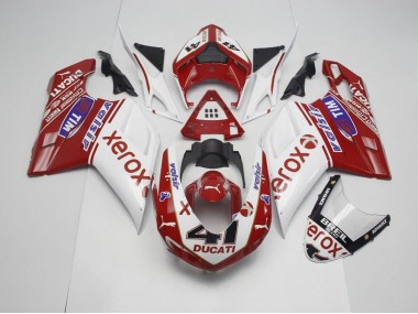 2007-2014 Style OEM Xerox avec 41 Ducati 848 1098 1198 Carénage Moto