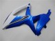 2008-2010 Blanc Bleu GSXR 600/750 Carénages Moto
