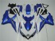 2008-2010 Blanc Bleu GSXR 600/750 Carénages Moto