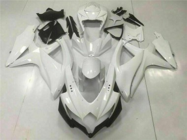 2008-2010 Blanc GSXR 600/750 Carrosserie Moto