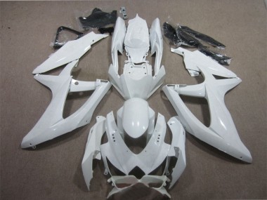 2008-2010 Blanc GSXR 600 Carénage Moto