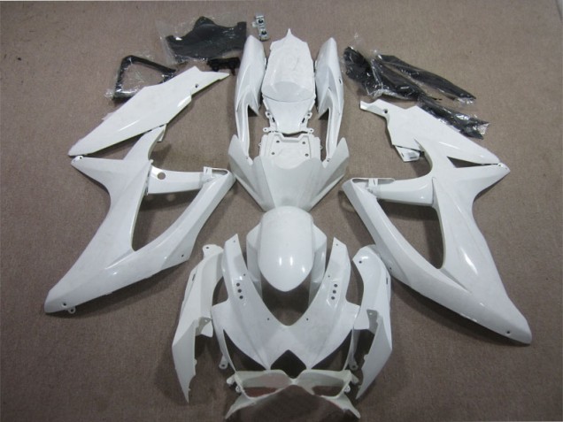 2008-2010 Blanc GSXR 600 Carénage Moto