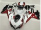 2008-2010 Blanc Rouge Noir GSXR 600/750 Carénage Moto