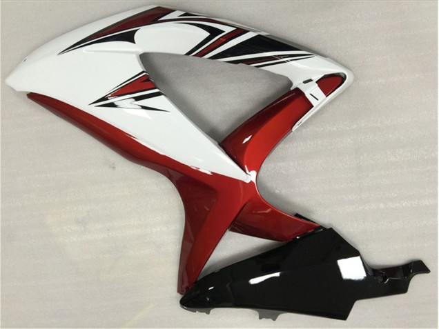 2008-2010 Blanc Rouge Noir GSXR 600/750 Carénage Moto