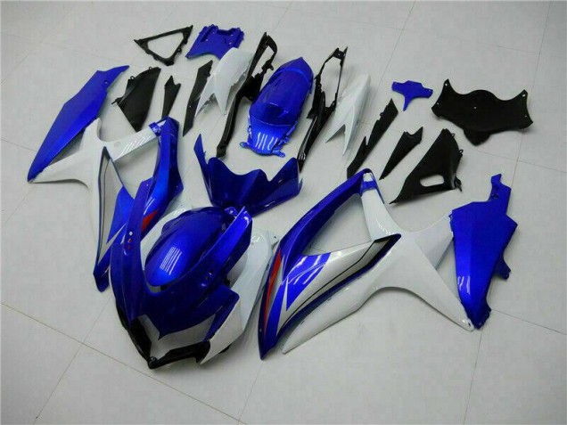 2008-2010 Bleu Blanc GSXR 600/750 Carrosserie Moto