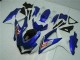 2008-2010 Bleu Blanc GSXR 600/750 Kit Carénages Motos