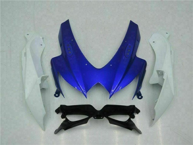 2008-2010 Bleu Blanc GSXR 600/750 Kit Carénages Motos