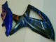 2008-2010 Bleu Noir GSXR 600/750 Carénages Moto