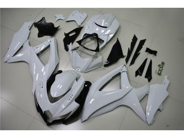 2008-2010 Brillant Blanc GSXR 600/750 Carénage Moto