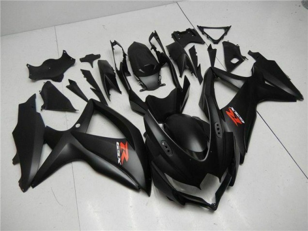 2008-2010 Noir GSXR 600/750 Carrosserie Moto
