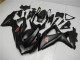 2008-2010 Noir GSXR 600/750 Carrosserie Moto