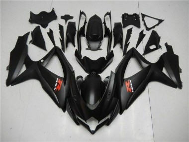 2008-2010 Noir GSXR 600/750 Carrosserie Moto
