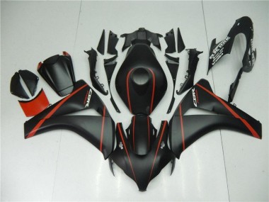 2008-2011 Noir Mat Rouge CBR1000RR Carénage Moto